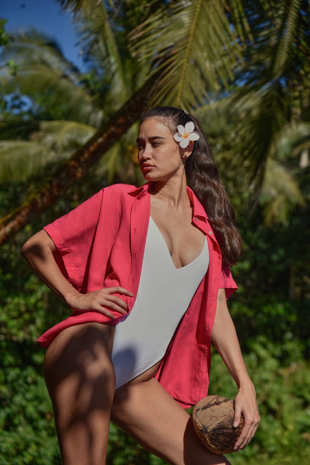 Chemisier POEMA - Spicy Pink
