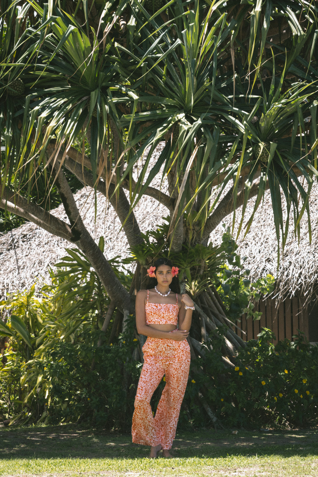 Pantalon MANA - Orange Bloom